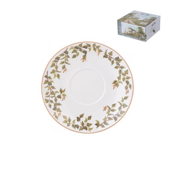 Чайный набор 2пр фарфор БЕРЁЗКИ на 1 персону 300мл подар.уп. (24)