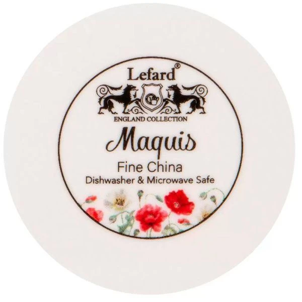 Тарелки мелкие набор 2шт 20,5см фарфор МАКИ десертные (24)