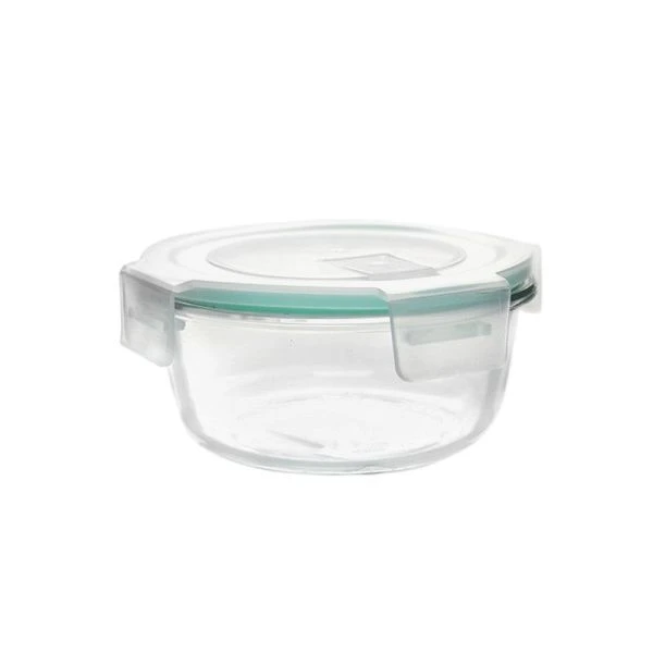 Контейнер пищевой 400мл стекло круглый с пласт.крышкой с клапаном AF-400/BXW-400YTQ (48) 721524