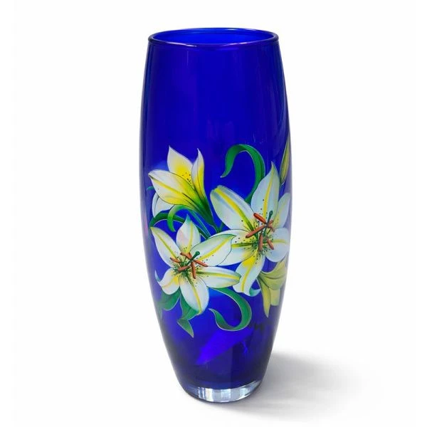 Ваза для цветов 26см стекло ФЛОРА (6)