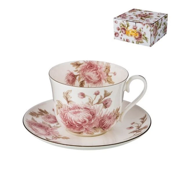 Чайный набор 2пр фарфор АСТРА на 1 персону 450мл (24)