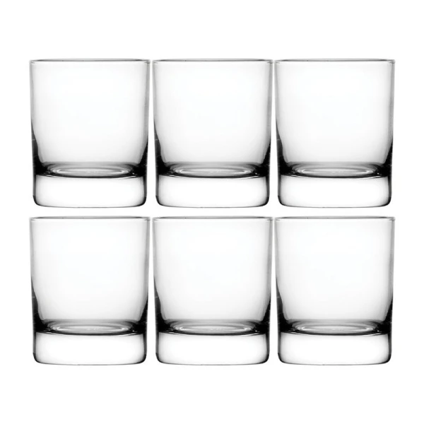 Стаканы для виски набор 6шт 220мл стекло САЙД (8)