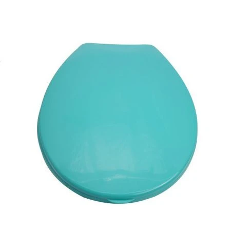 Сиденье на унитаз пластик импорт бирюза (8)