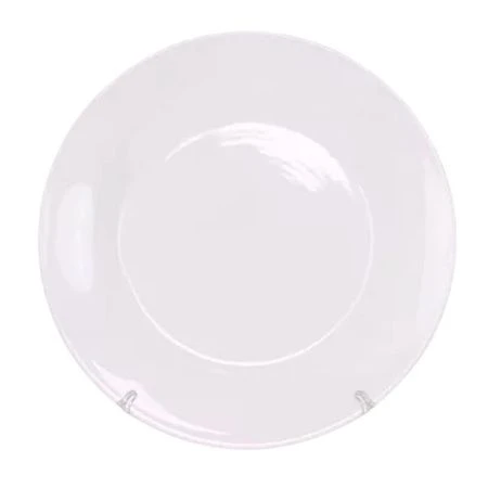 Тарелка мелкая 23см фарфор белье Классик СНЕЖНЫЙ БАРС (24)