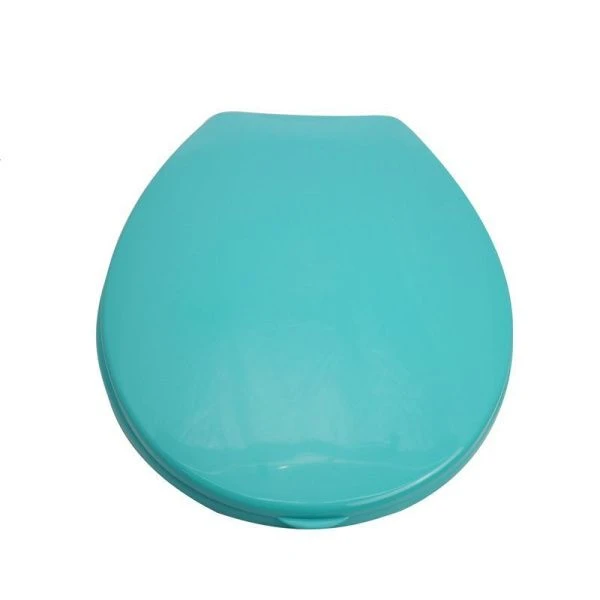 Сиденье на унитаз пластик импорт бирюза (8)