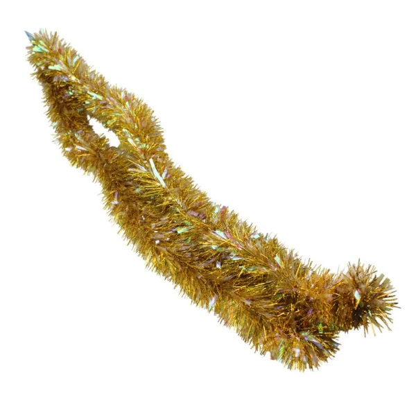 Мишура 2м 10см Радужно-золотая Г-294 Мишура 2м 10см Радужно-золотая Г-294