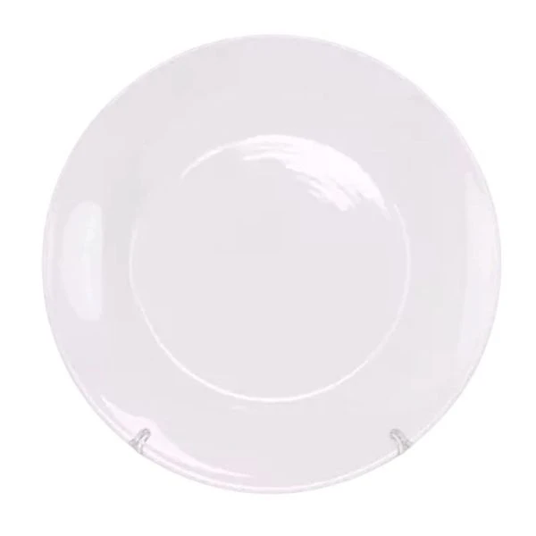 Тарелка мелкая 23см фарфор белье Классик СНЕЖНЫЙ БАРС (24)