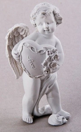 яяяФигурка Ангел с сердечком 12*7*6см