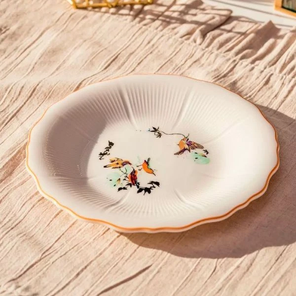 Тарелка мелкая 18см фарфор Masquerade десертная MSQ-18 (36)