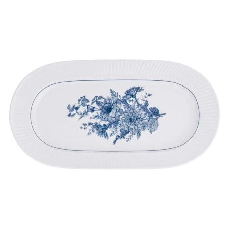 Блюдо 30*16,5*2,5см фарфор Royal Blue овальное (30) Блюдо 30*16,5*2,5см фарфор Royal Blue овальное (30)
