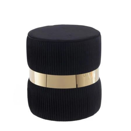 Пуф дерево/металл/текстиль 33*33*38см (4)