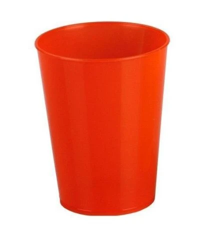 Стакан 350мл пластик (красный) (30)