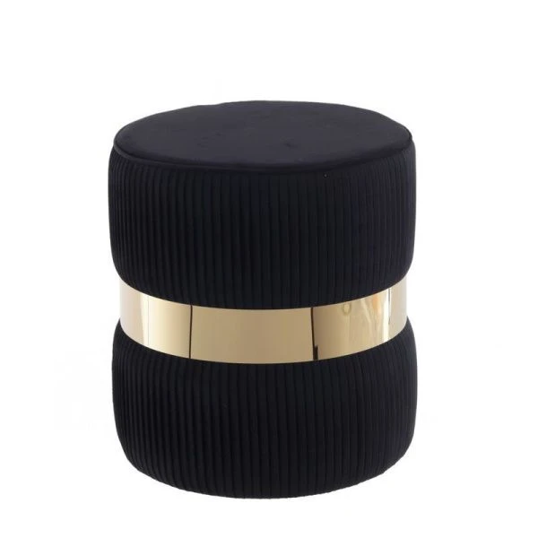 Пуф дерево/металл/текстиль 33*33*38см (4)