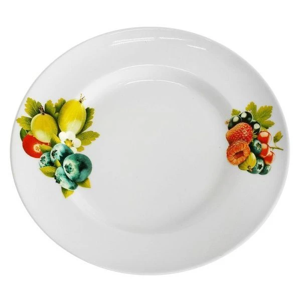 Тарелка мелкая 24см фарфор НАША ЯГОДКА (12)