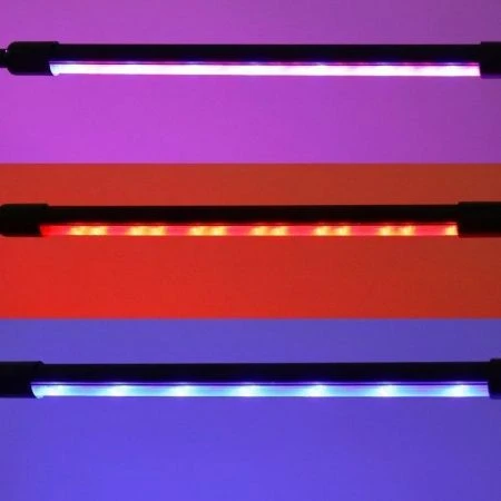 Фитосветильник настольный с 2 лампами, проводной переключатель+адаптер для розетки FITLED2-2 (18)