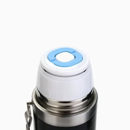 Термос 500мл нерж.сталь ЛОШАДЬ с кнопкой