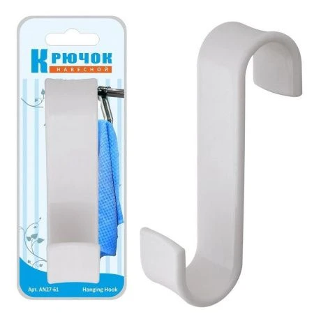 Крючок навесной 12см пластик (12/240)