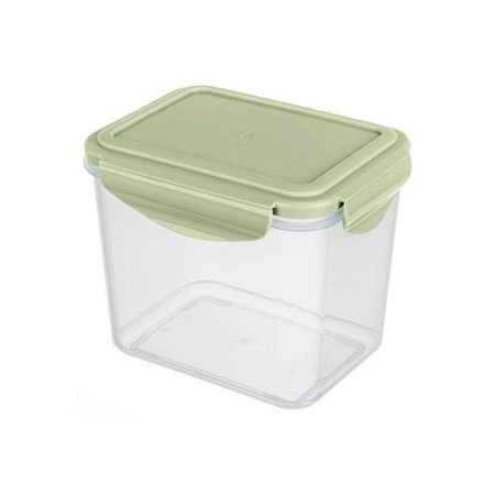 Контейнер пищевой 900мл 105*135*114мм пластик СВЧ SMART LOCK герметичный зеленый (32)