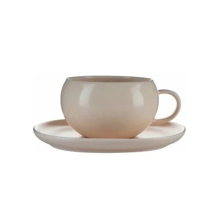 Чайный набор 2пр керамика BILLIBARRI LESS MATT APRICOT на 1 персону 225мл (4)