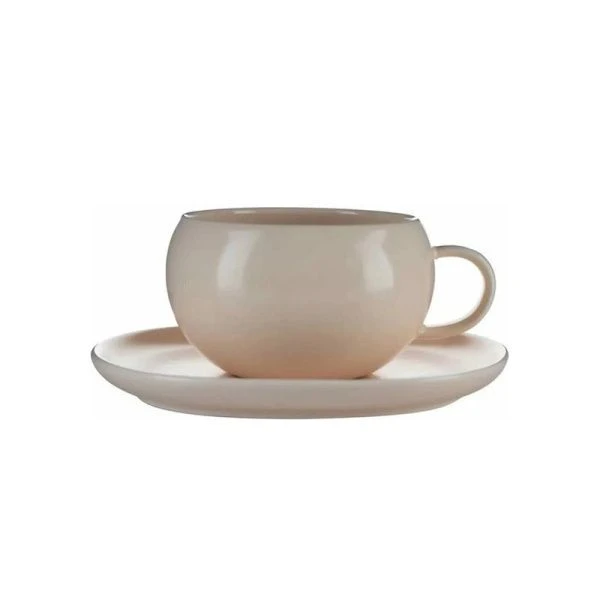 Чайный набор 2пр керамика BILLIBARRI LESS MATT APRICOT на 1 персону 225мл (4)