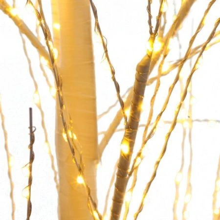 Дерево светодиодное 120*90см белое 500 LED ламп теплый белый (1)