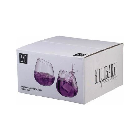 Бокалы для воды набор 4шт 280мл стекло BILLIBARRI ANDORINHA (6)