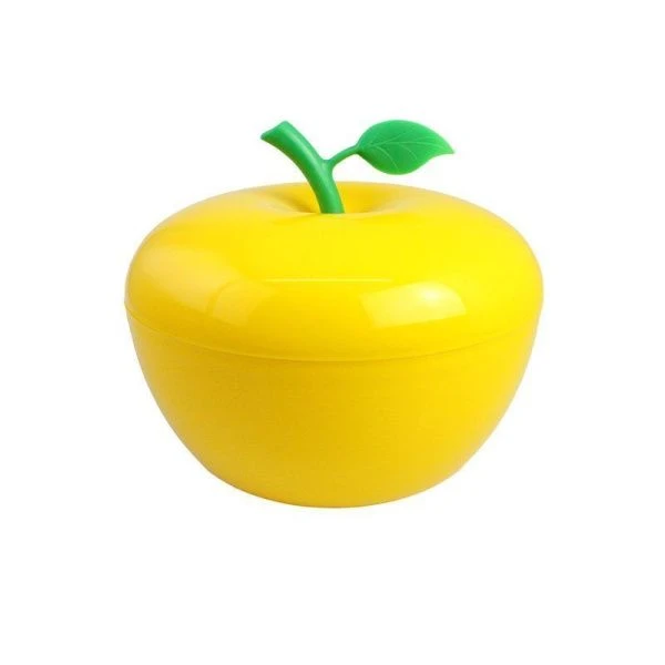 Ваза ЯБЛОКО d216мм пластик желтая (44)