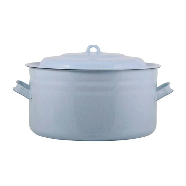 Бак 18л эмаль без рисунка титановый рябчик 28261/рб (1)