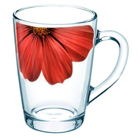 Кружка 300мл стекло Капучино КОСМЕЯ (20)