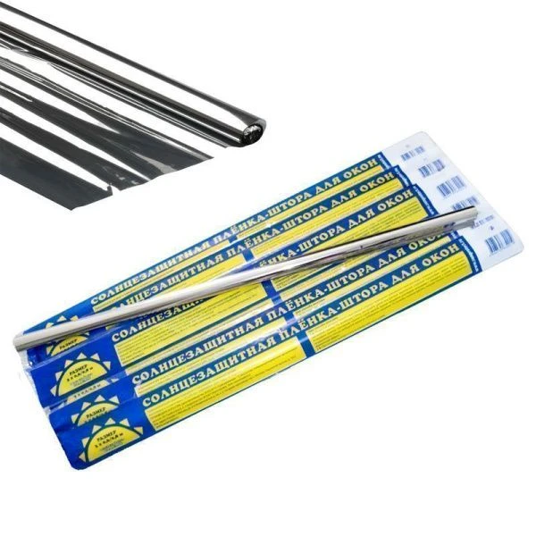 Пленка на окна солнцезащитная 3м*60см (600/100) №1 голуб.