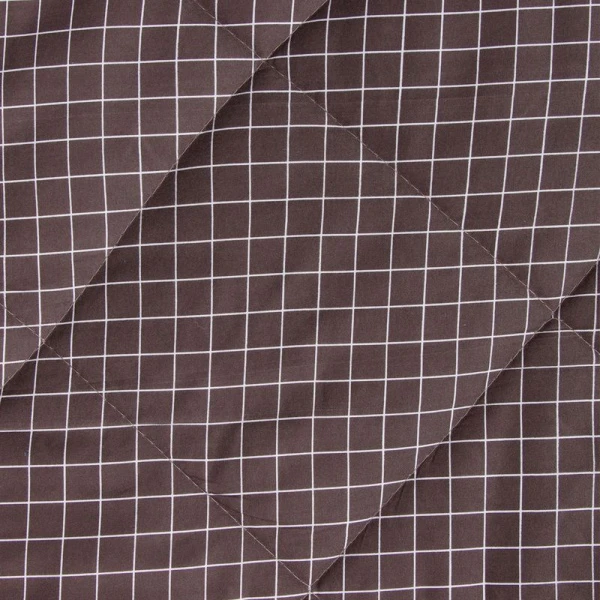 Покрывало евро 200*210±5 новосатин 100% п/э LoveLife Graphite cage