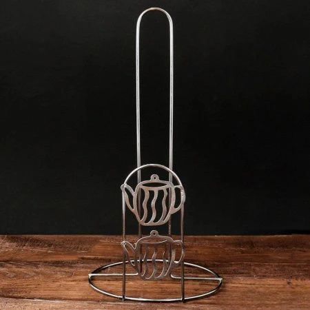 Держатель для бумажных полотенец 27*14см металл Чайничек BT-130 (300)