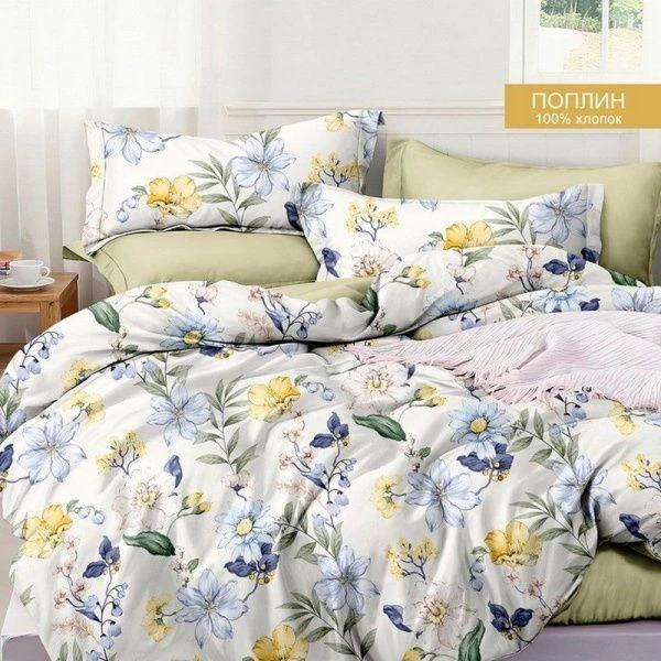 КПБ 1,5сп поплин З/Л окантовка (пр.215*150, под.215*150, нав.70*70*2) (ЗЛПО29-1472)