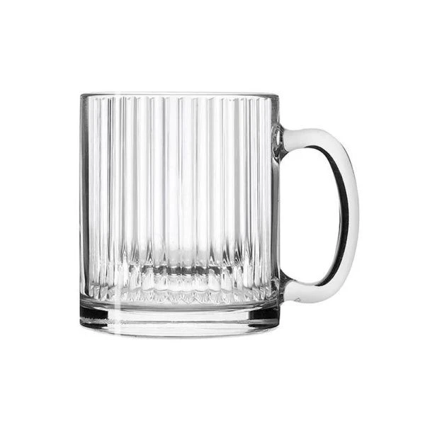 Кружка чайная 320мл стекло ВЕРТИКАЛЬ h106мм, d90мм (24)