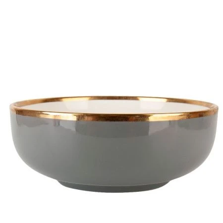 Салатник 1510мл 20,5*7,5см фарфор Royal line. Gray (4/24)