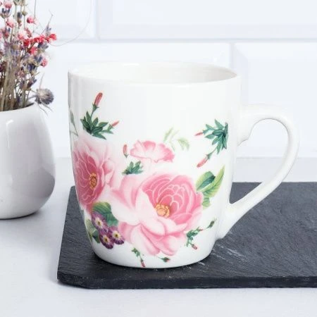 Кружка 250мл керамика ЦВЕТЫ S749 (96)