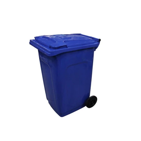 Бак для мусора 240л 74,5*57,5*105,5см пластик Profi синий на колесах (1) Бак для мусора 240л 74,5*57,5*105,5см пластик Profi синий на колесах (1)