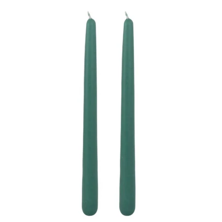 Набор свечей 2шт конические №7 30см аквамарин
