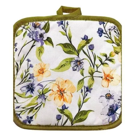 Прихватка 17*17см вафельная ЦВЕТЫ Браво