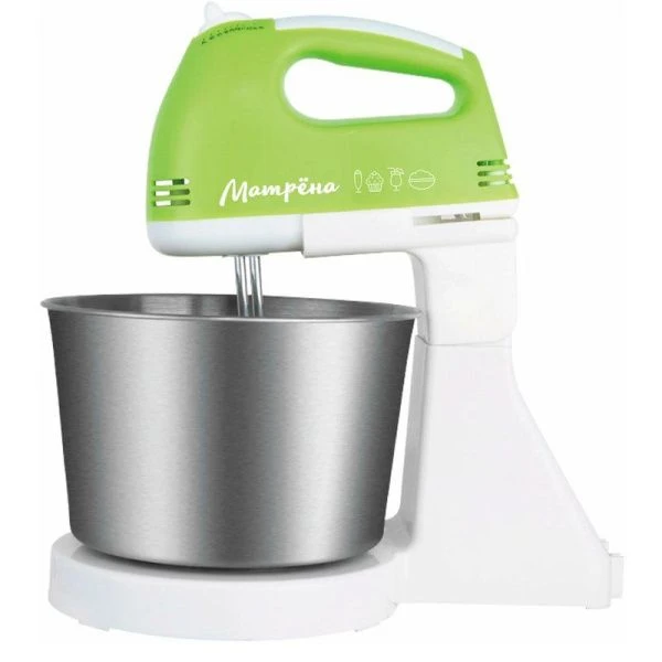 Миксер 150Вт с чашей МАТРЁНА MA-015, 7 скоростей