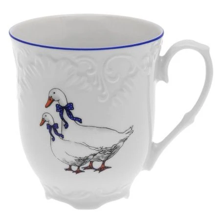 Кружка 300мл фарфор ГУСИ Рококо OMD666-Рококо-16 (6)