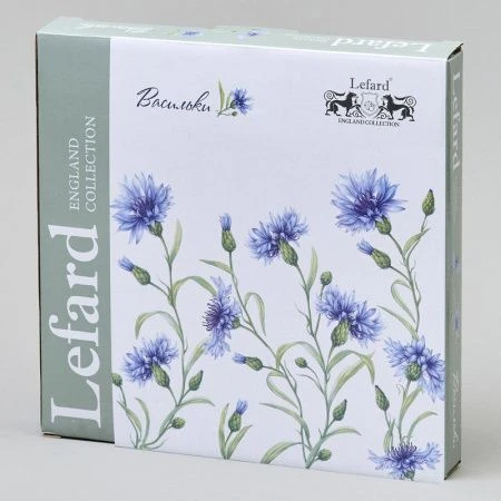 Тарелки мелкие набор 2шт 20,5см фарфор ВАСИЛЬКИ десертные (24)