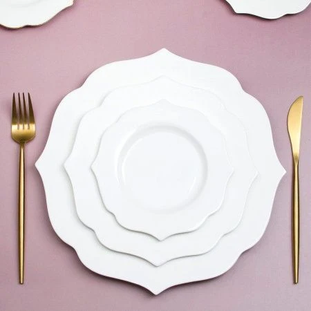 Тарелка глкбокая 24см фарфор Belle суповая (24)