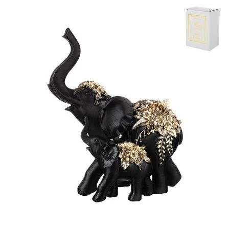 яяяФигурка Слоны полистоун 24*15*30см (4)