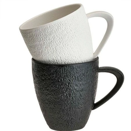 Кружки набор 2шт 360мл фарфор FLAT WHITE collection подар.уп. AK4-0007 (16)