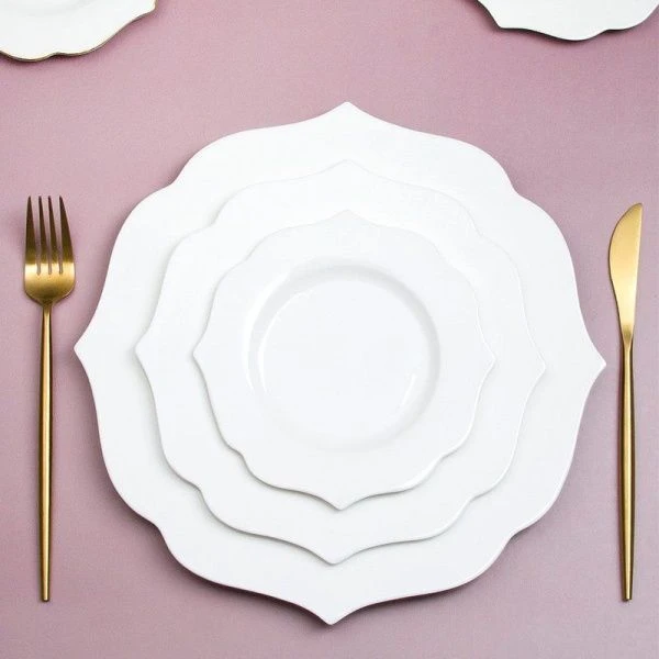 Тарелка глкбокая 24см фарфор Belle суповая (24)