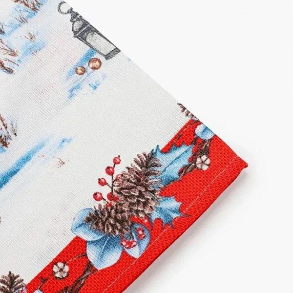 Скатерть кухонная 145*220см рогожка Sonnet рис. Праздник