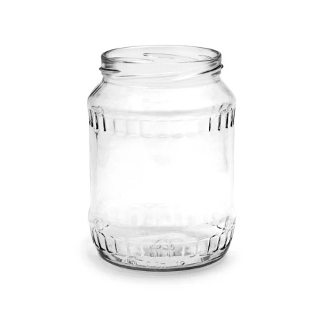 Банка стеклянная 670мл (крышка ТВИСТ ОФФ 82мм) 0,33 КБ107-В82А (24)