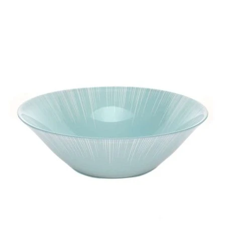 Салатник 16,2см стекло ФОКУС ГОЛУБОЙ (12)