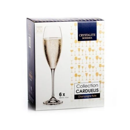 Бокалы для шампанского набор 6шт 290мл стекло СЕСИЛИЯ/КАДЮЛИЗ 91L/1SF06/00000/290-661